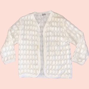 Vintage Ivory Vienna Lace Cardigan